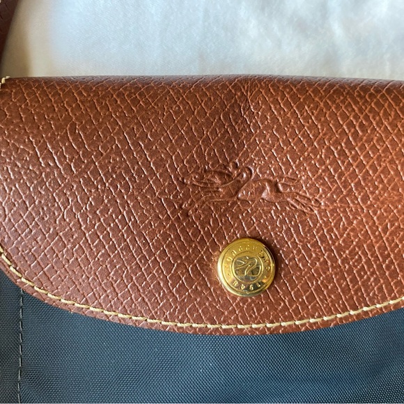 Longchamp Le Pliage Original Small Handbag. Charcoal gray. - Picture 9 of 9